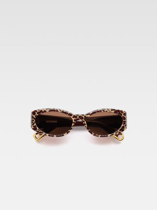 Lunettes Jacquemus OVALO Leopard