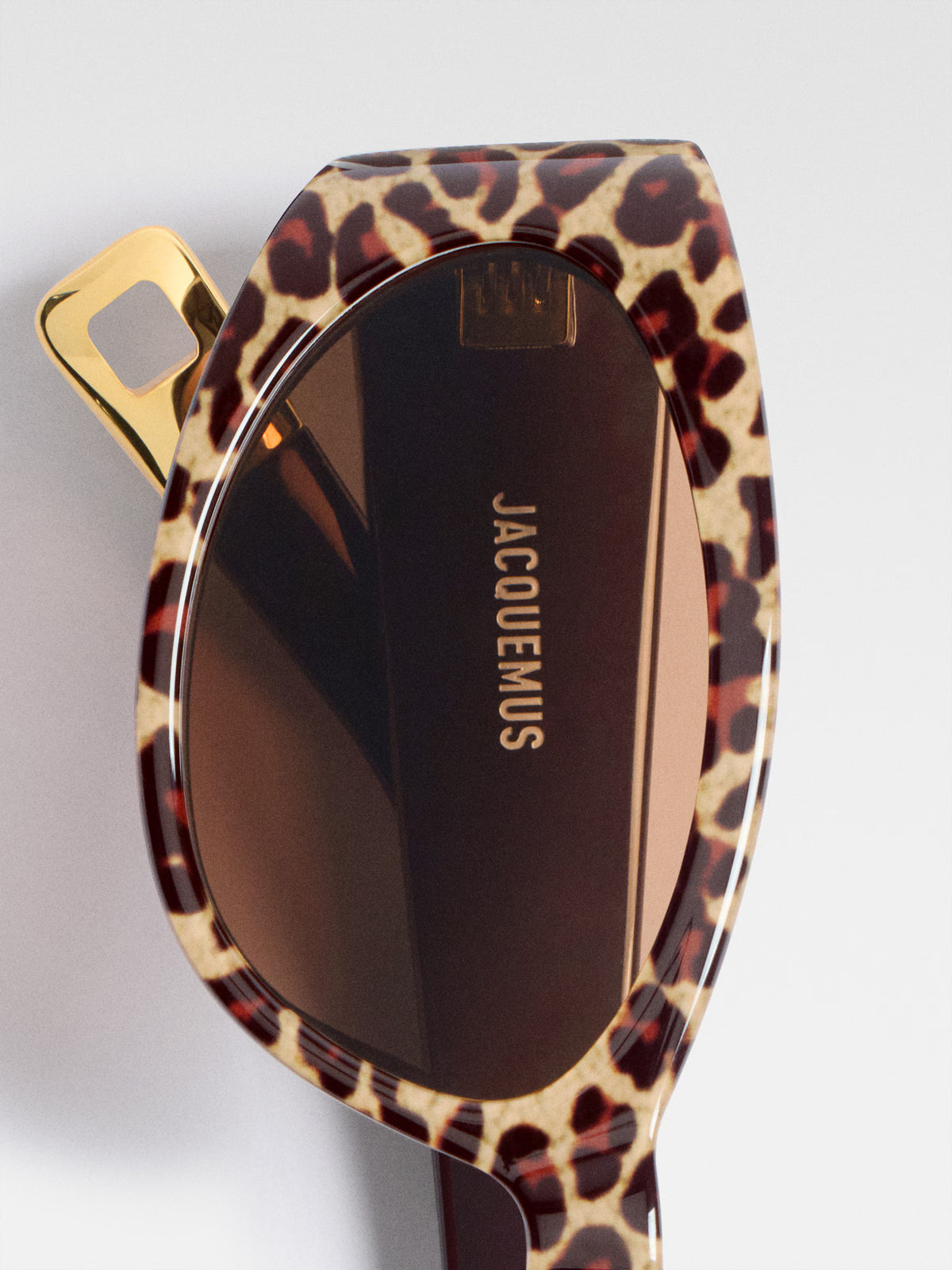 Lunettes Jacquemus OVALO Leopard