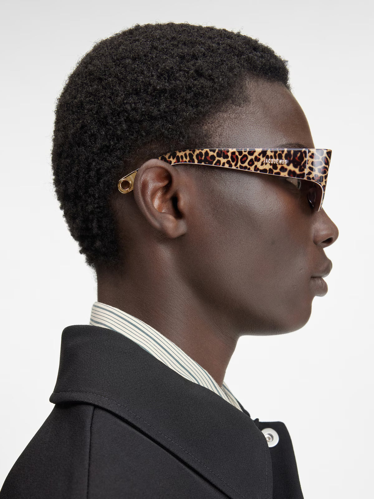 Lunettes Jacquemus OVALO Leopard