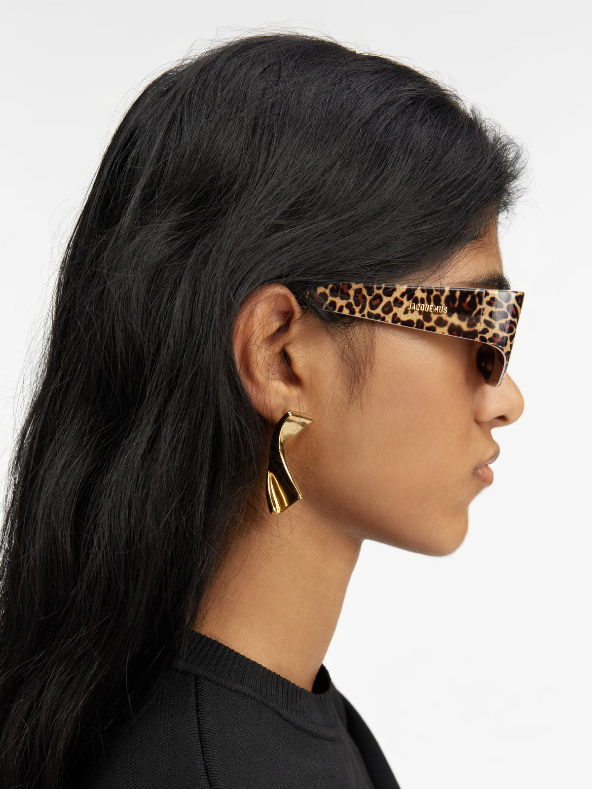Lunettes Jacquemus OVALO Leopard
